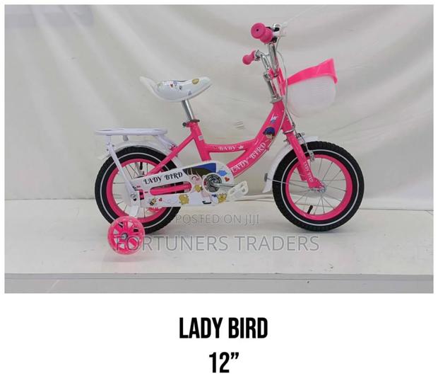 Kids Bike Size 12 (2yrs -3yrs) With Trainer Wheel