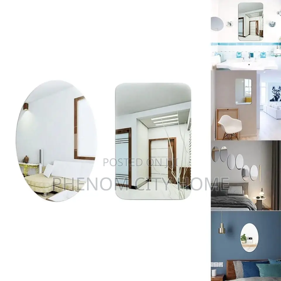 Large Size Peel and Stick Wall Mirror Available