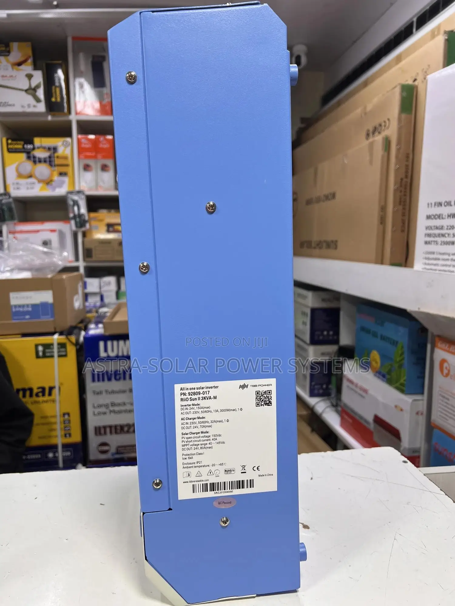 TBB Riio Sun Ii 3kva 24v Hybrid Inverter