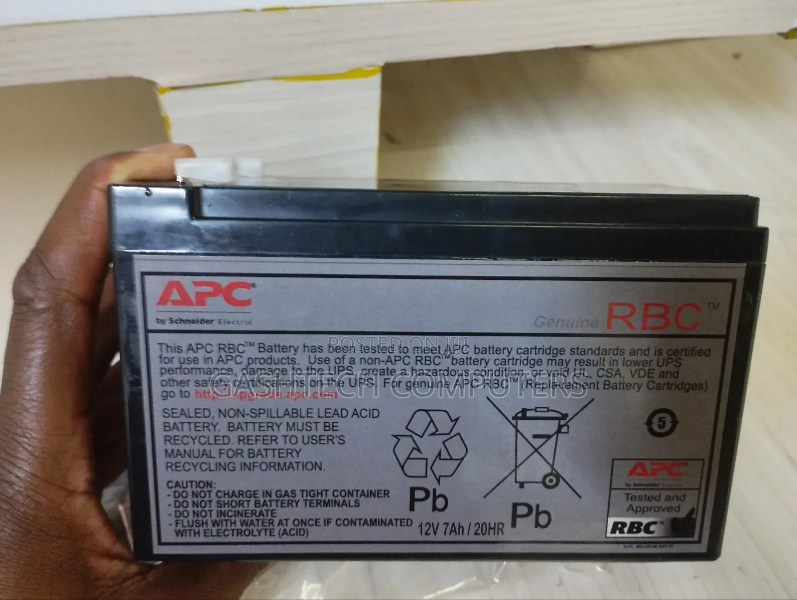 Apc Ups Battery 12v X 7ah Apc Ups Battery 12v 7ah