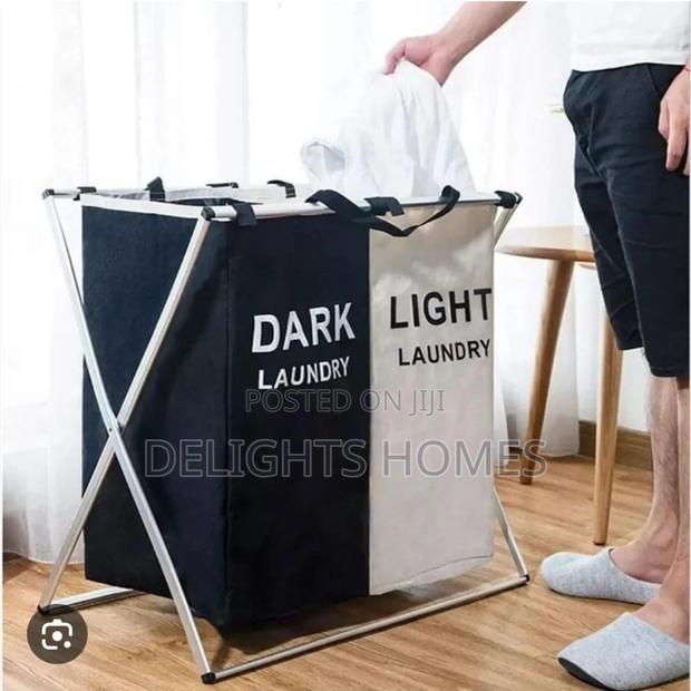 2compartment Laundry Basket - thumbnail 2