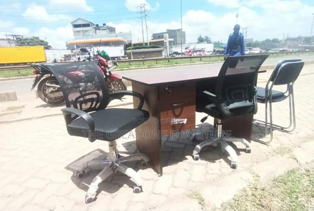 Unique Modern 1m Office Desk With Mesh Chair Qb7yf