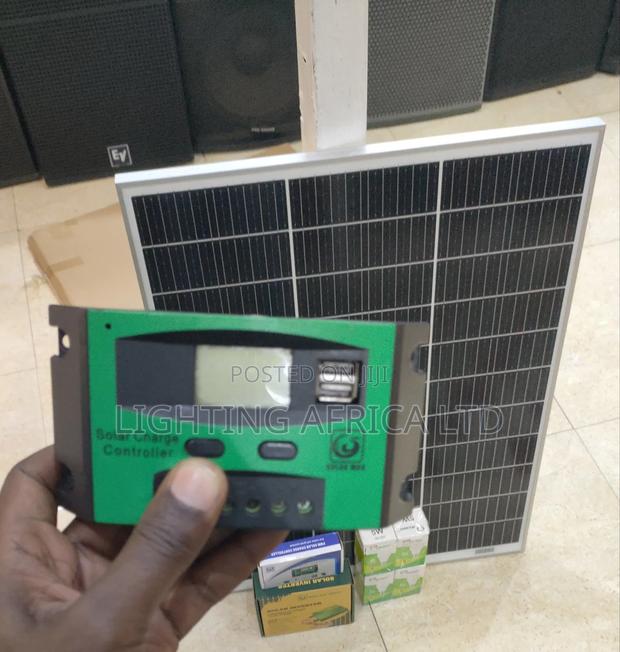 Complete 100w Solar Kit With Free 4 Dc Bulbs - thumbnail 2