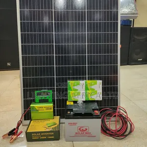 100w Home Lighting and Phone Charging Complete Solar Kit
