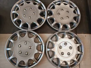 4pcs Size 14 Inçh Wheel Caps Silver- Car Wheel Caps