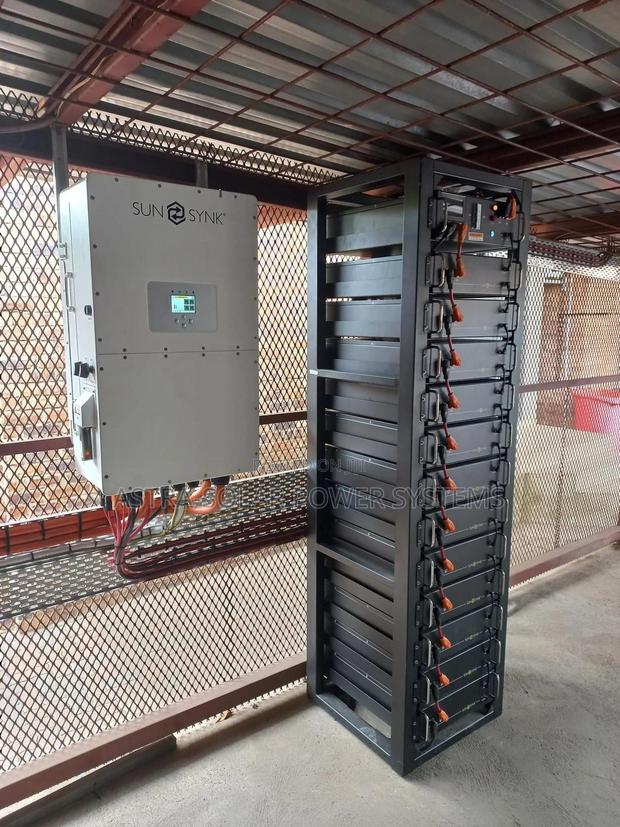 50kva Off-Grid Solar Energy System With 60kwh Lithium Backup - main view