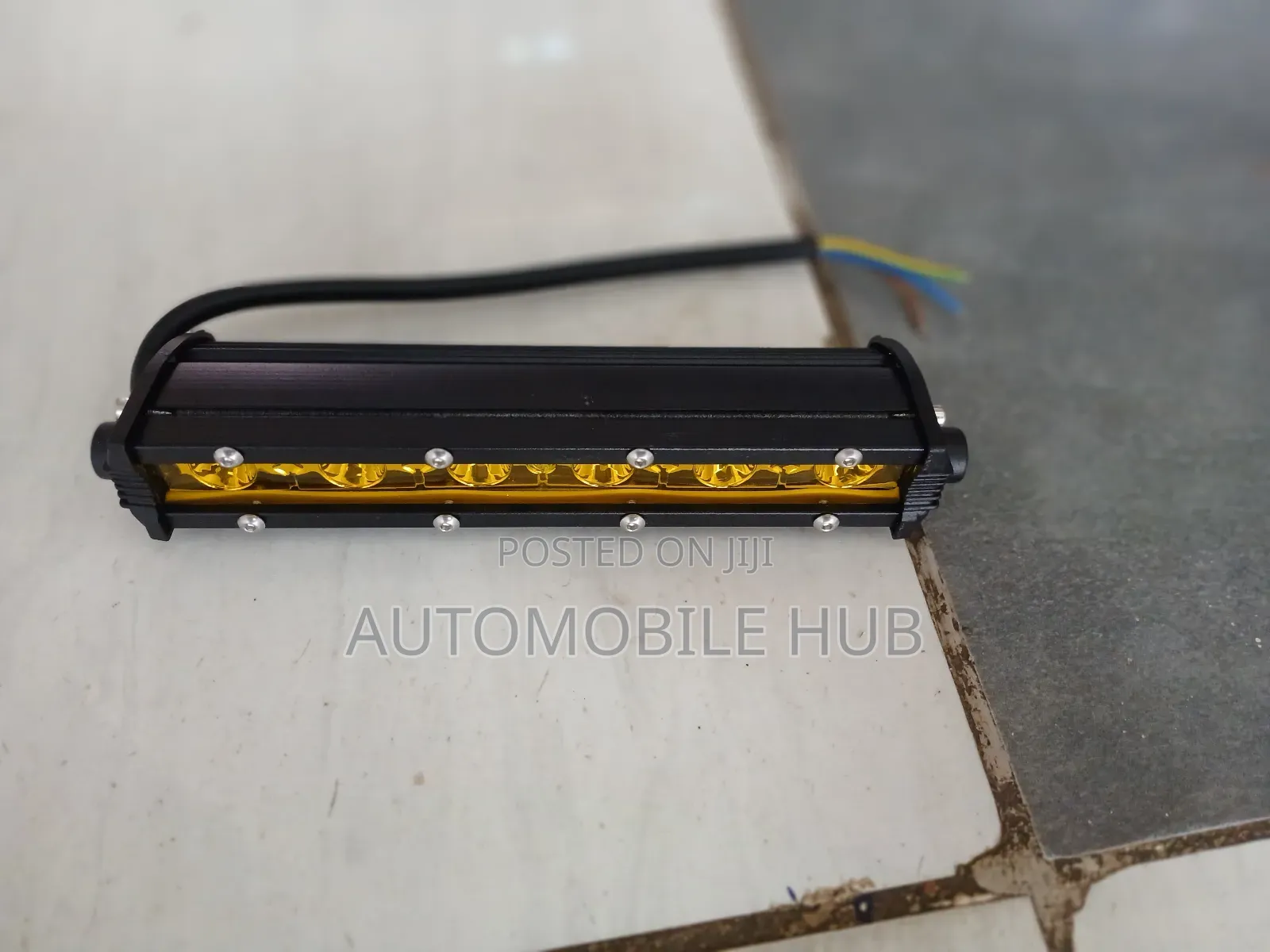 Led Spot Lights - 6.5 Inch Bar Light Yellow