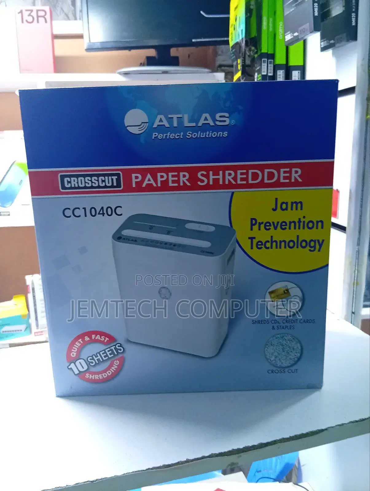 Atlas Cc1040 Crosscut Paper Shredder(As-S2-Cc1040)