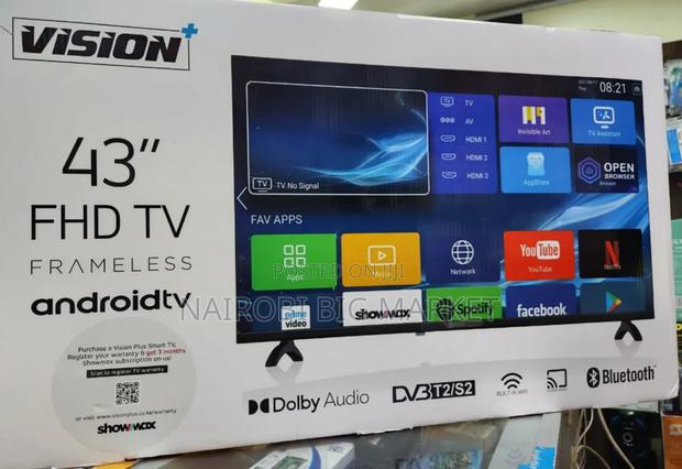 Vision 43 Inch FHD Frameless Android Tv