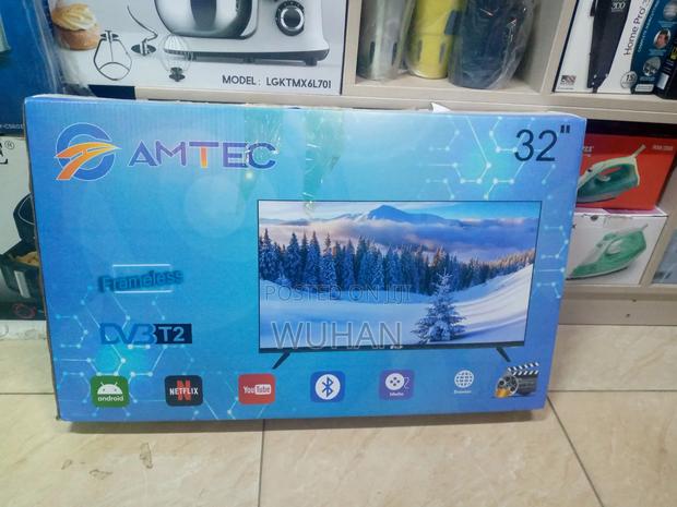 Amtec 32 Inch Frameless Smart Tv, Bluetooth, Netflix - thumbnail 3