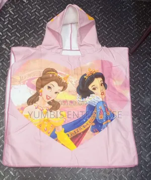 Hooded Cartoon Themed Swimming Towels for Kids
