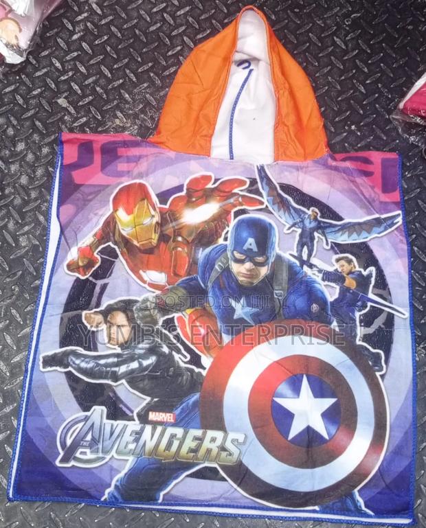 Cartoon Characters Kids Hooded Towels