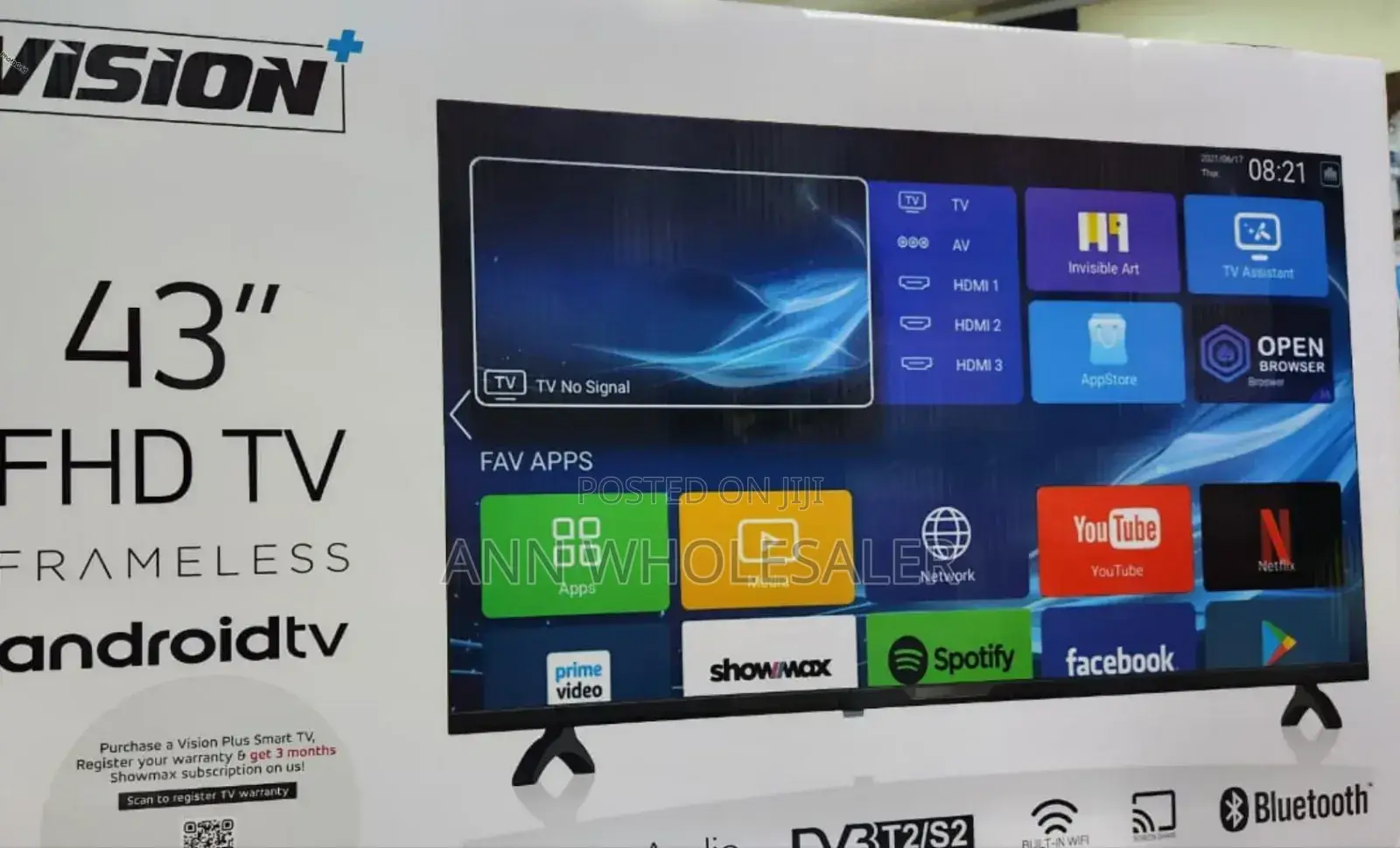 Vision 43 Inch Smart Tv FHD/43