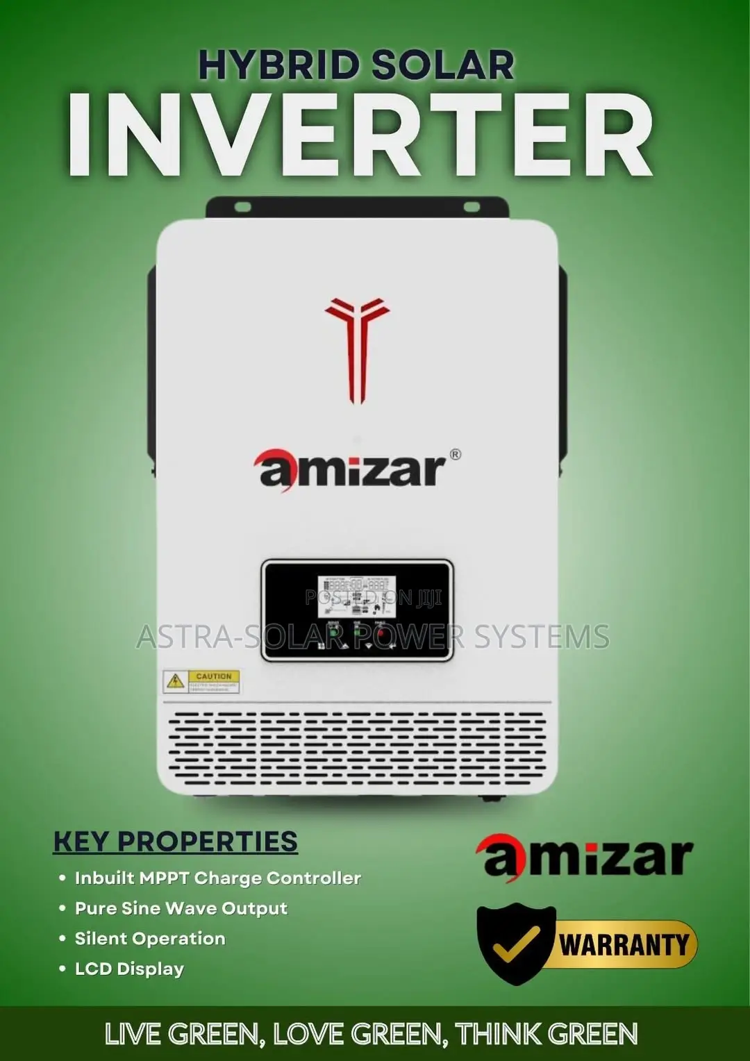 Amizar 3.2kw 24v Solar Hybrid Inverter