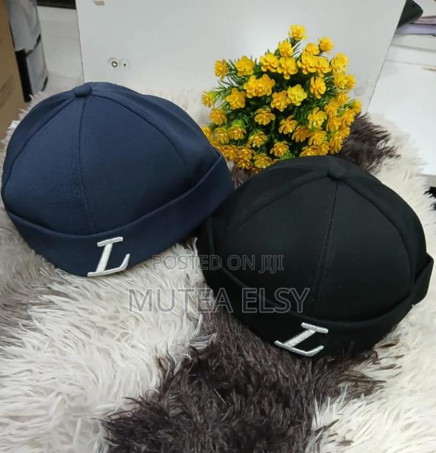 Navyblue Black Docker Caps - main view