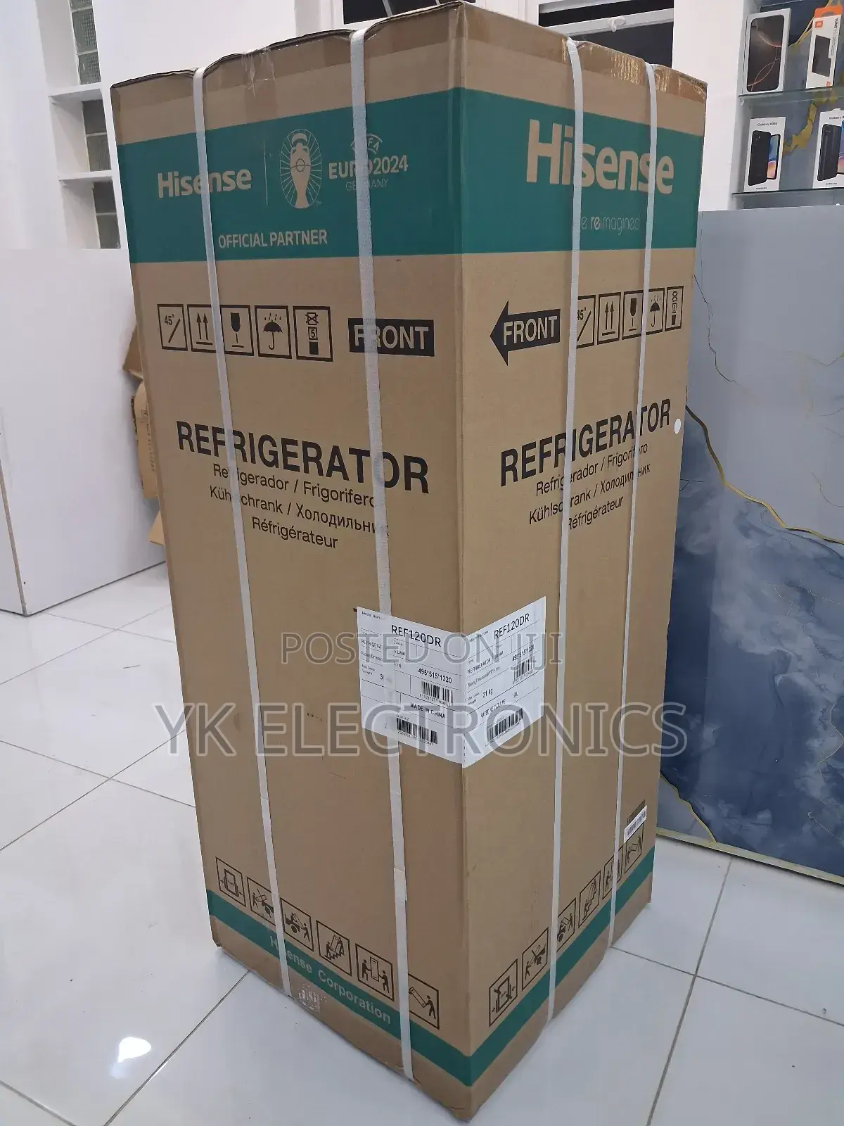 Hisense 120l Double Door Fridge Ref120dr