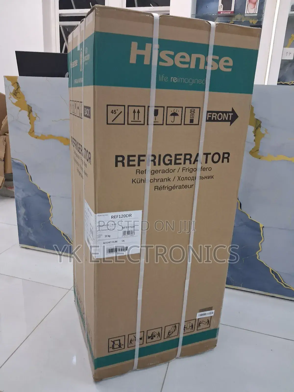 Hisense 120l Double Door Fridge Ref120dr