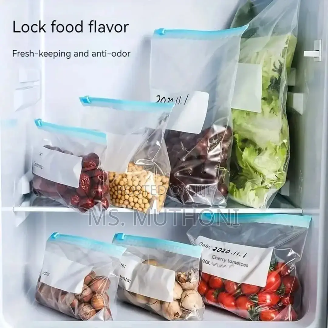 *New Stock!!* Zipper Fridge Bag: 10pcs Set