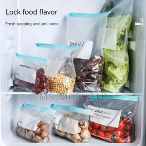 *New Stock!!* Zipper Fridge Bag: 10pcs Set