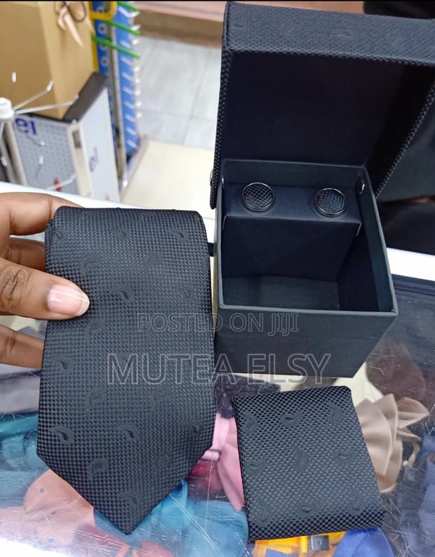 Black Executive Tie Sets - main view