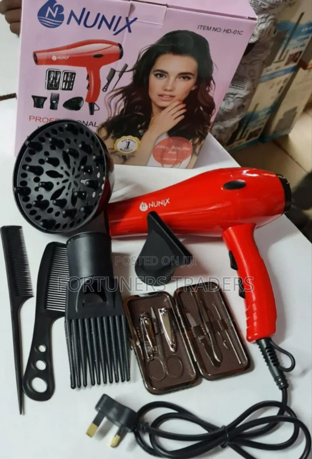 Nunix 2200w Home and Salon Hair Dryer Blow Dry Machine