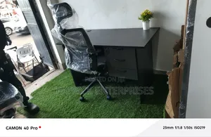 Ergonomic Modern Office Chair+ 1.2 Mtrs Office Desk