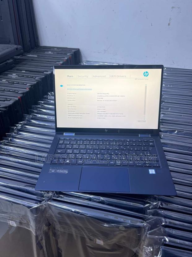 New Laptop HP Elite Dragonfly X360 8th Gen 8GB Intel Core I5 SSD 256GB