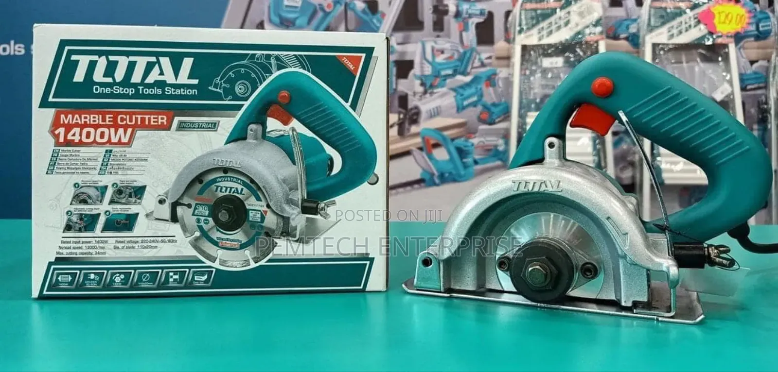Total Ts3141102 1400w Marble Cutter