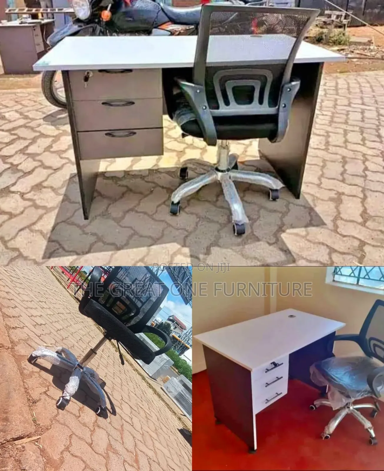 Unique 1m Modern Office Desk With Mesh Chair Hf5rd