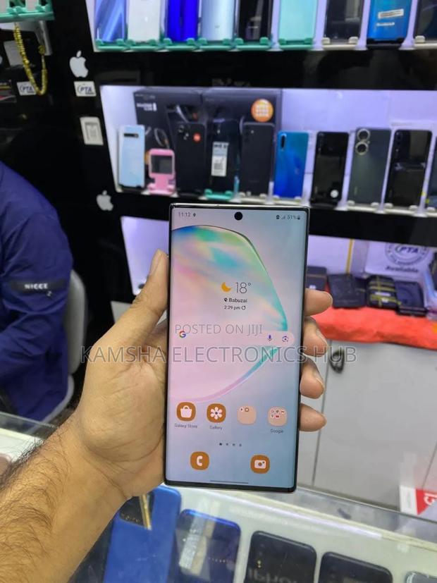 Samsung Galaxy Note 10 Plus 256 GB Silver - main view