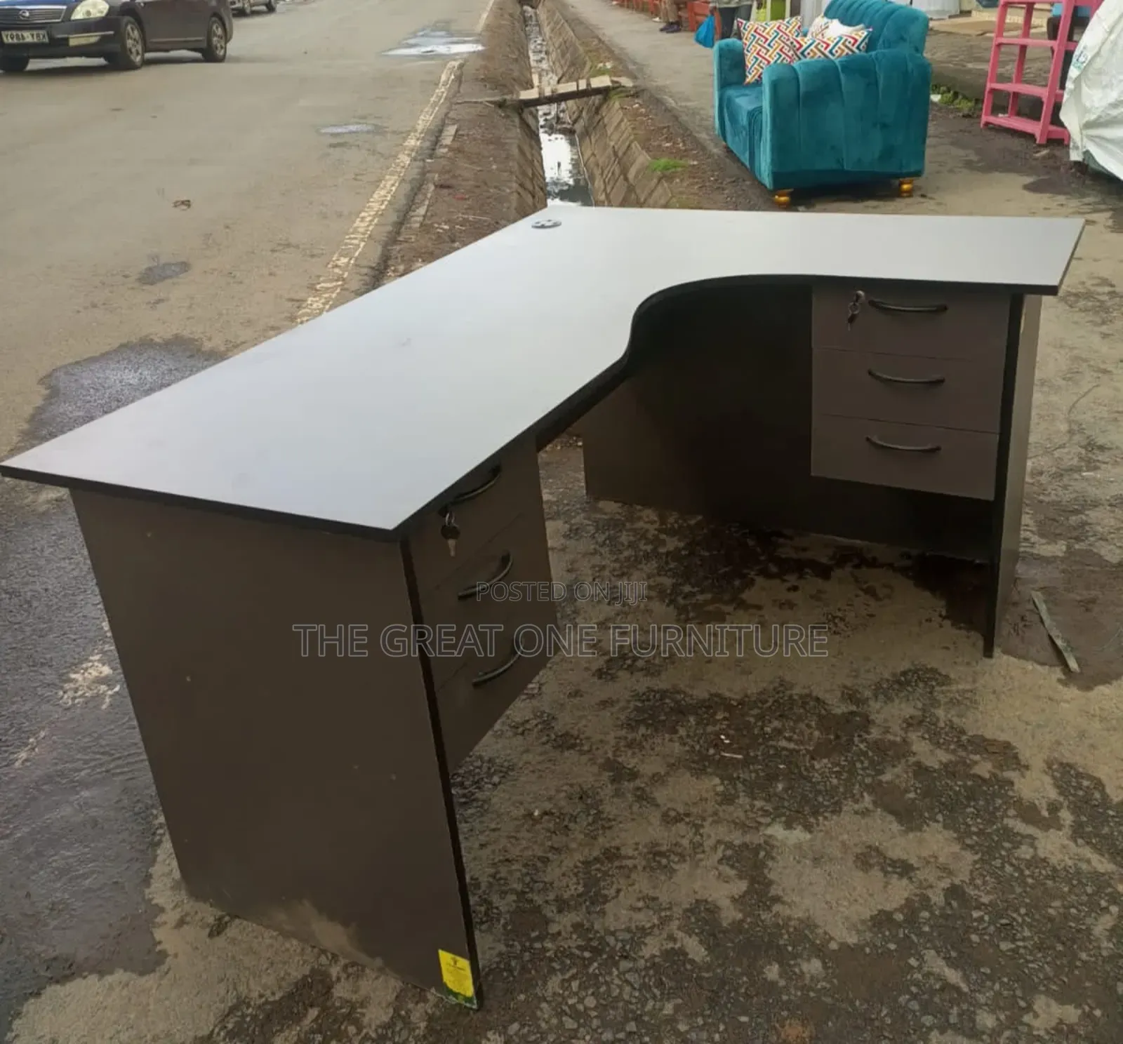 Quality Office Desk With Lockable Drawers Hb6tf