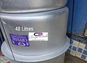 48l Crystal Aluminium Sufurias ( Without Lid)