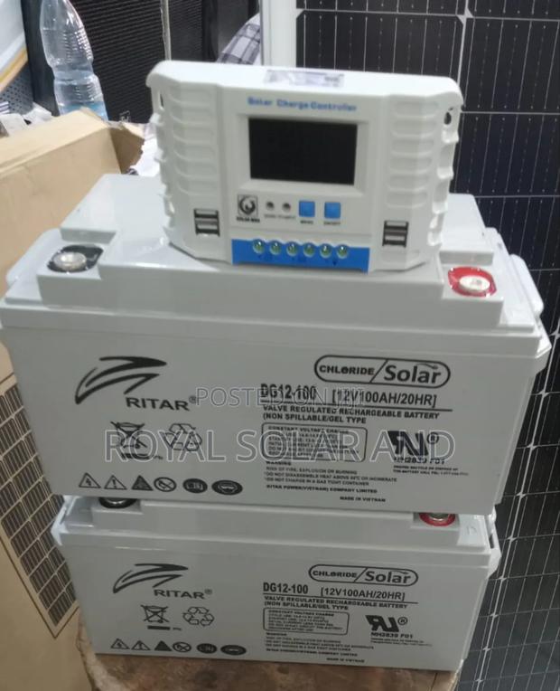 100ah 12v Deep Cycle Ritar Batteries - main view