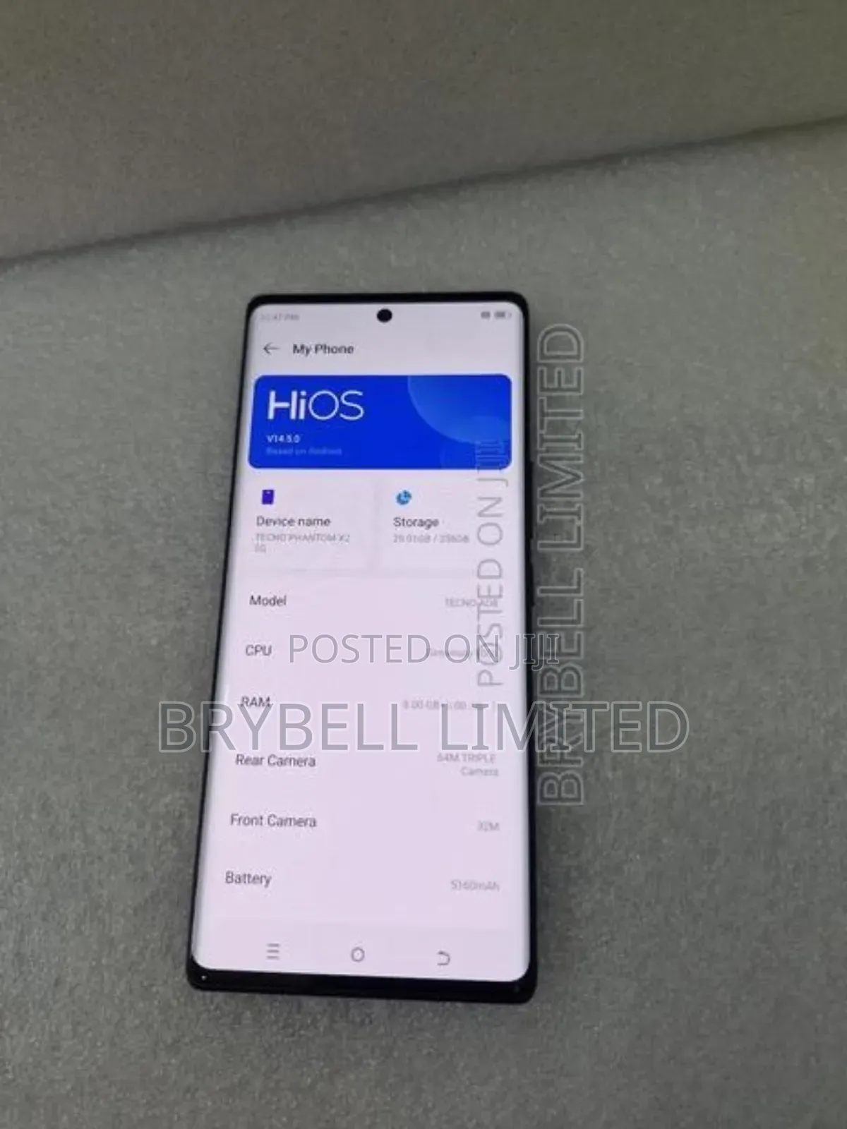 Tecno Phantom X2 5G 256 GB Black