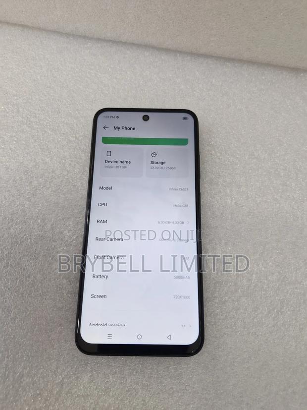 Infinix Hot 50i 256 GB Gray - thumbnail 5