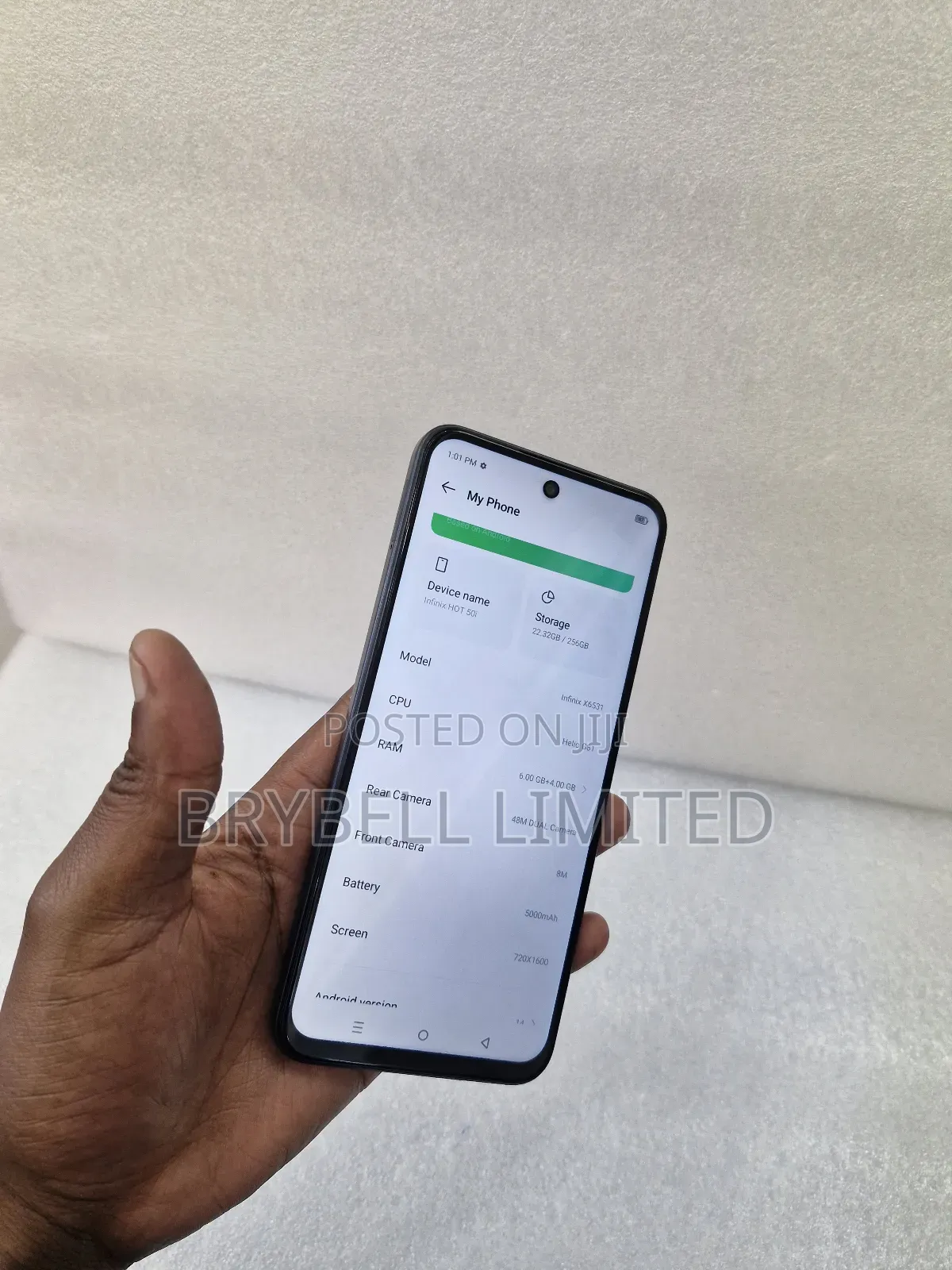 Infinix Hot 50i 256 GB Gray