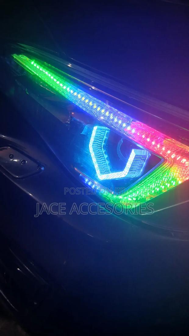 Car 5d Hexagon Angel Eye Ring Drl - thumbnail 3