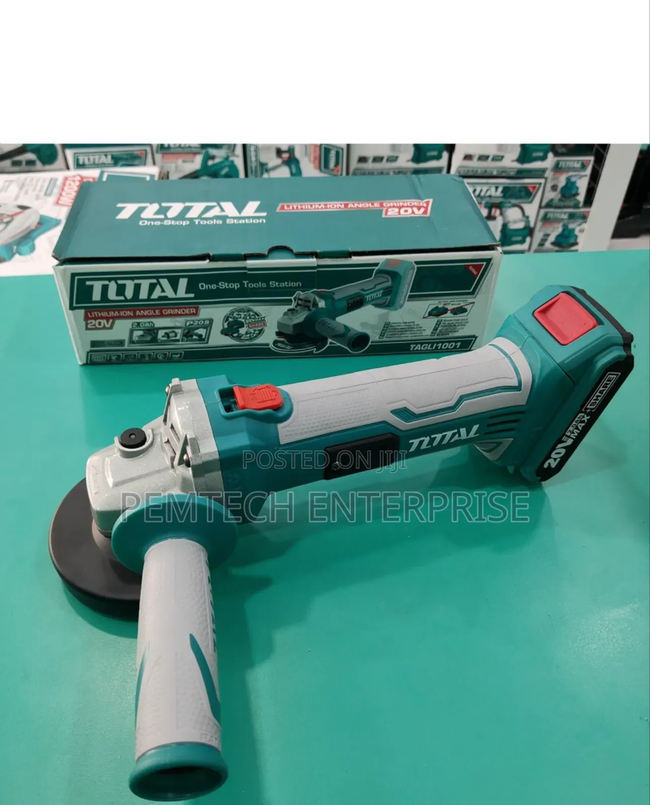 Total Tagli1001 20v 115mm Battery Angle Grinder