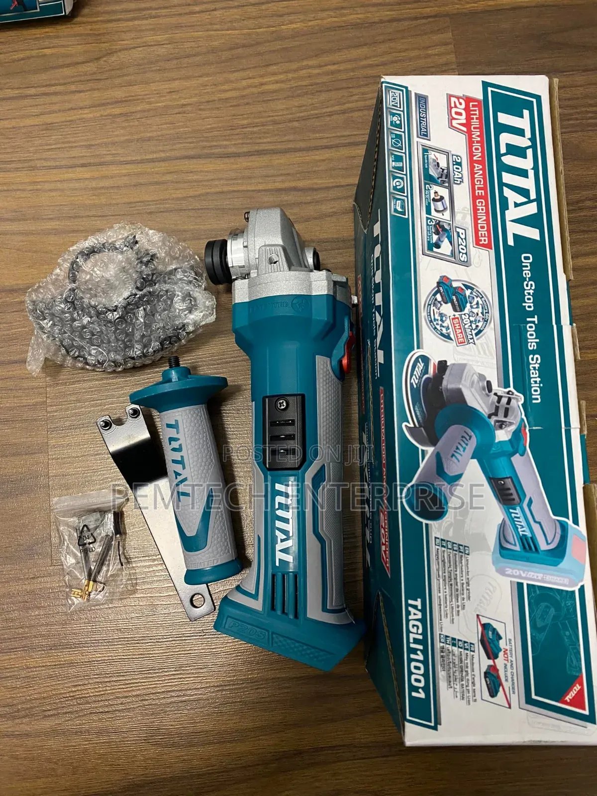 Total Tagli1001 20v 115mm Battery Angle Grinder