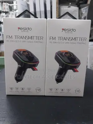 Yesido Y45 43w Pd + Qc3.0 Fm Transmitter Car Charger