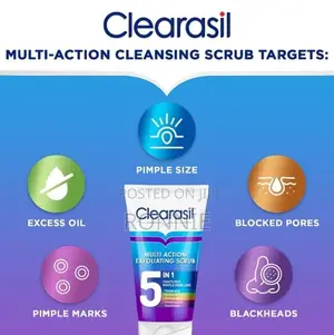 Clearasil 5 in 1 Multi-Action Exfoliating Face Scrub 150ml