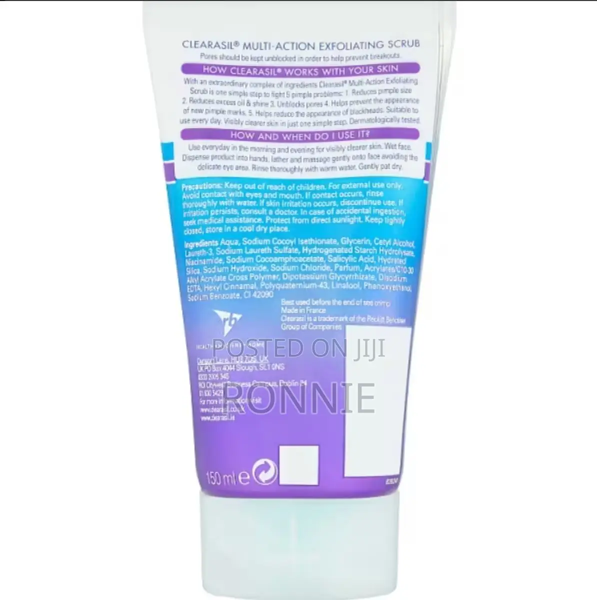 Clearasil 5 in 1 Multi-Action Exfoliating Face Scrub 150ml