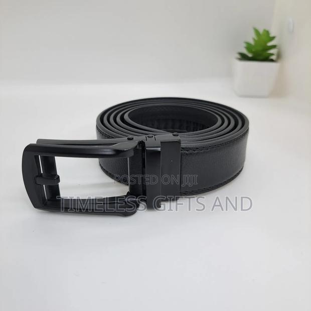 Black Minimalist Automatic Style Belt - thumbnail 2