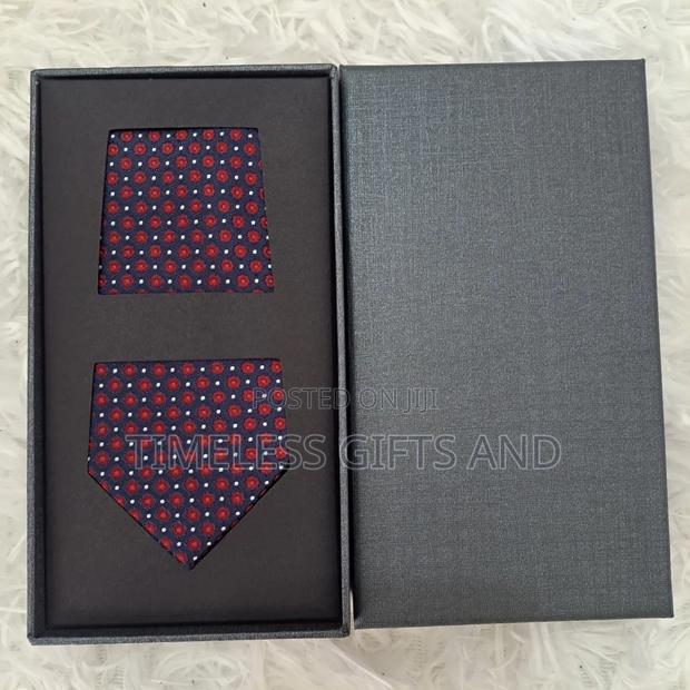 Men Floral Print Silk Tie Gift