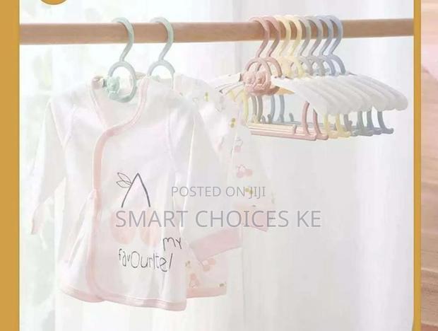 20pcs Kids Hangers Blue,Pink, White