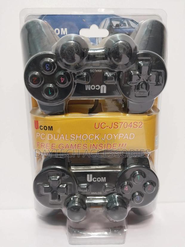 Ucom 2-in-1 Pc Dual Shock Twin Joypad Wired Usb Controller - thumbnail 3