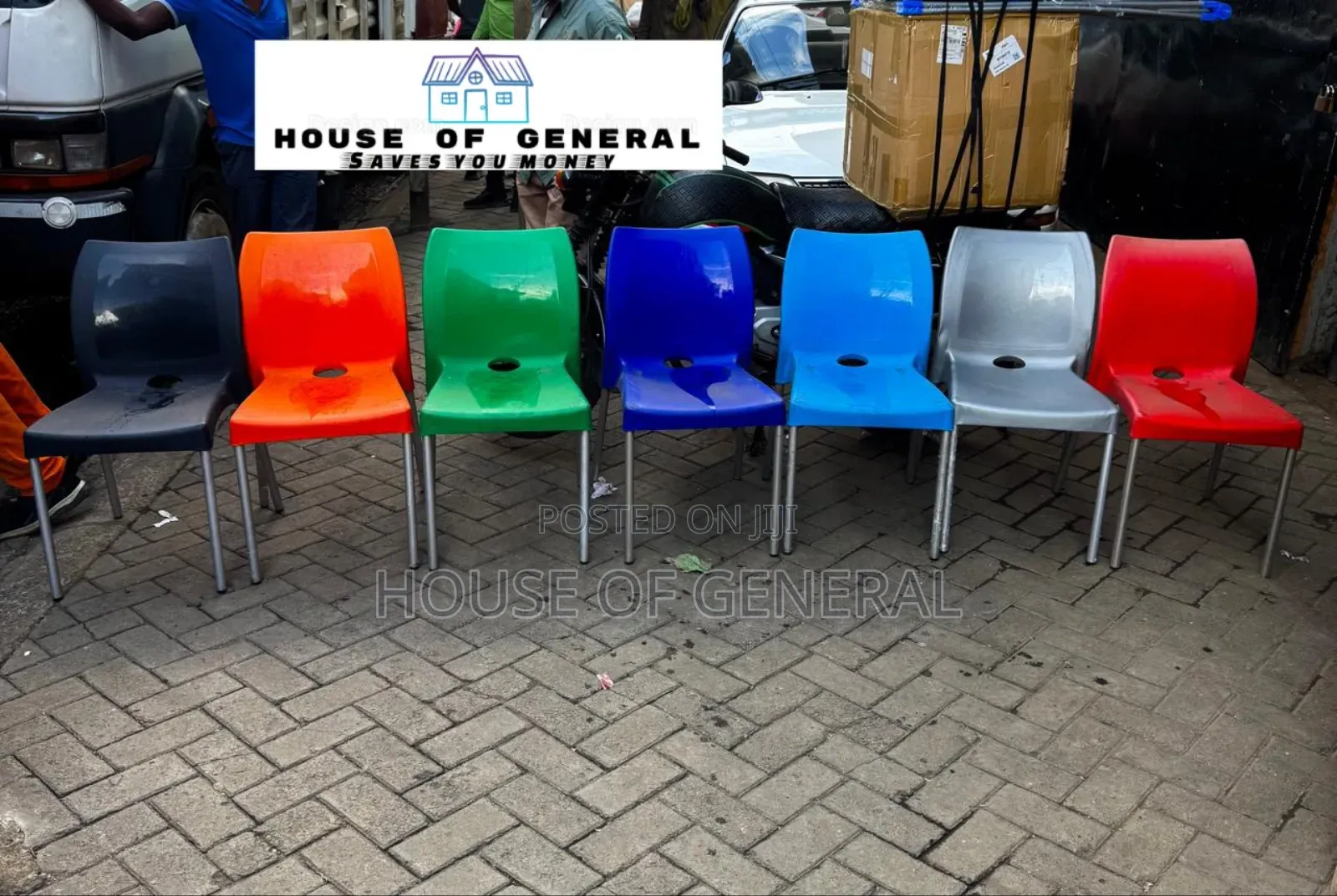 Heavy Duty Plastic Chair With Metal Legs Strong Chair