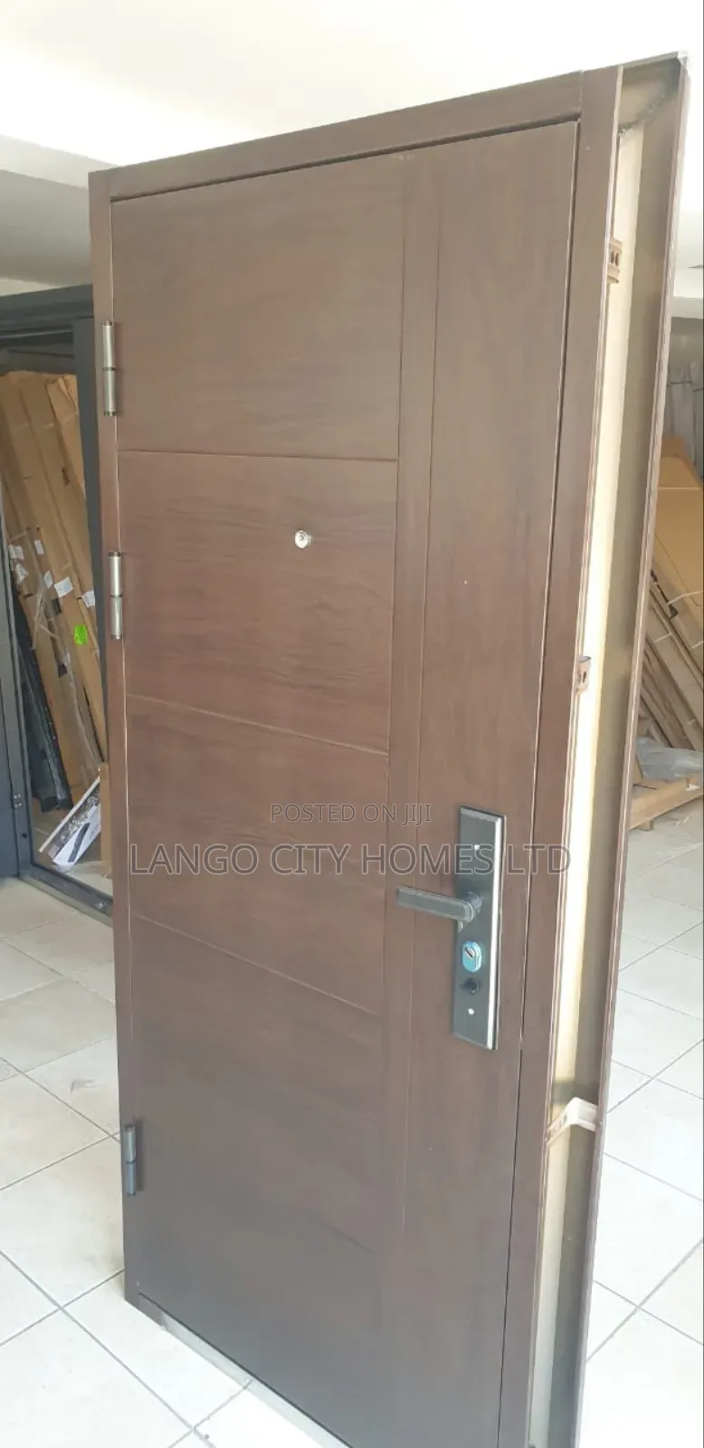 Imported Mettalic Wood Look Steel Doors