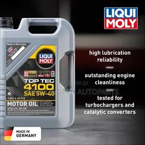Liqui Moly Top Tec 4100 5w-40 Engine Motor Oil 5l