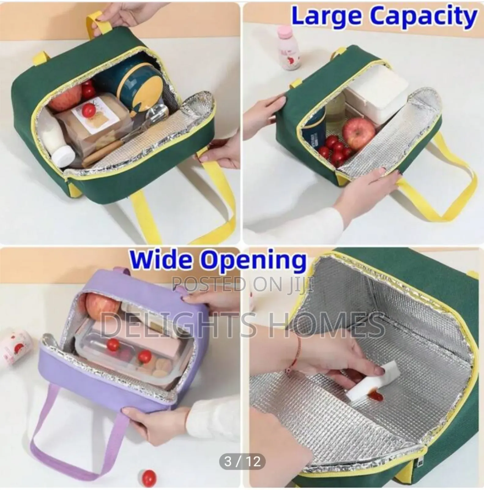 Oxford Cloth Insulated Lunch Bag-Ha